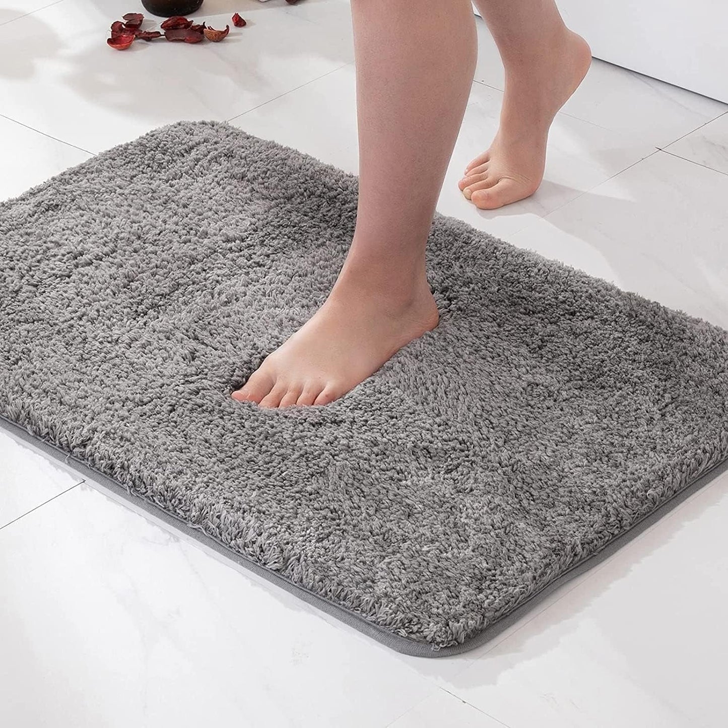 Absorbent halksäker badrumsmatta bild 1