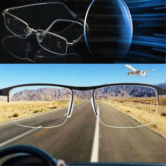 Flerfokus-läsglasögon med blåljusfilter bild 3