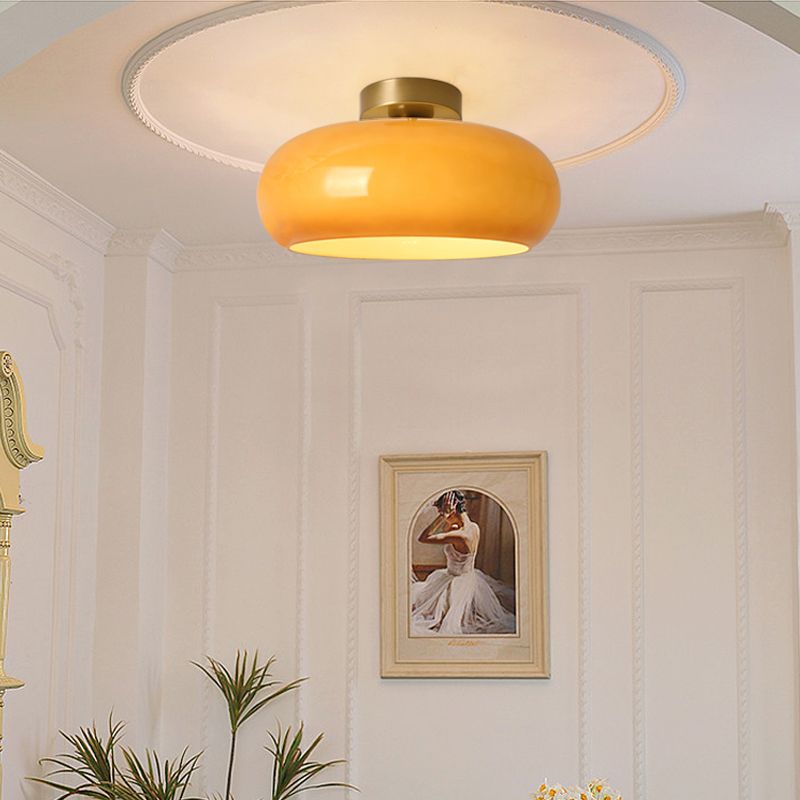 Art Deco modern rund taklampa bild 13