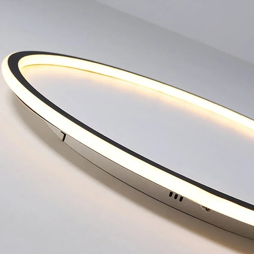 Minimalistisk rund LED taklampa bild 10