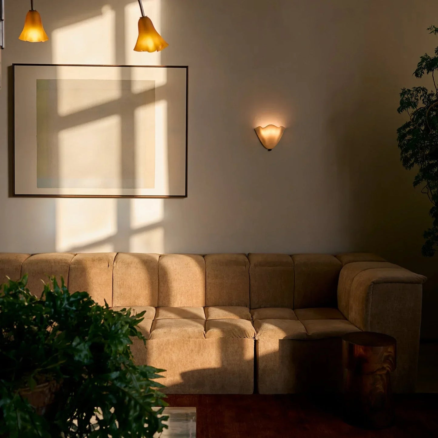 Art Deco LED-vävägglampa med vintagekänsla och snäckinspirerad form bild 12