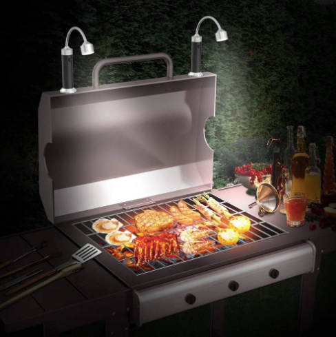 Magnetisk LED-lampa för grill bild 1
