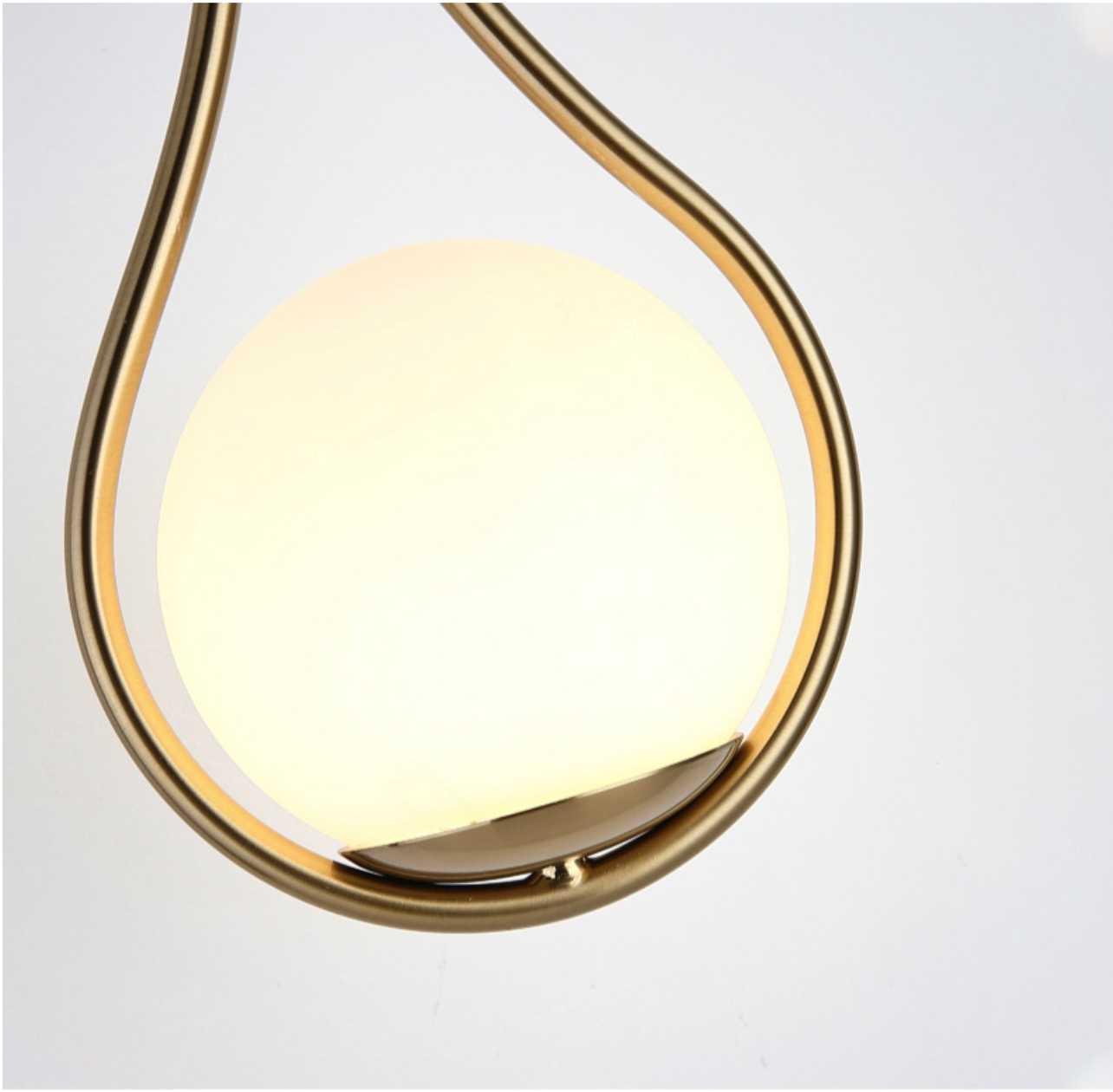 Mid Century LED vävägglampa bild 6