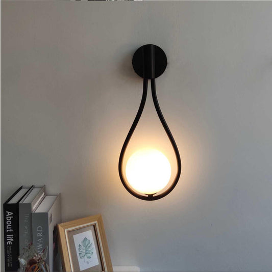Mid Century LED vävägglampa bild 1