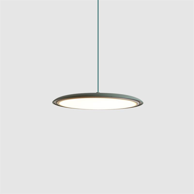 Modern minimalistisk LED-pendellampa i macaronfärger bild 29