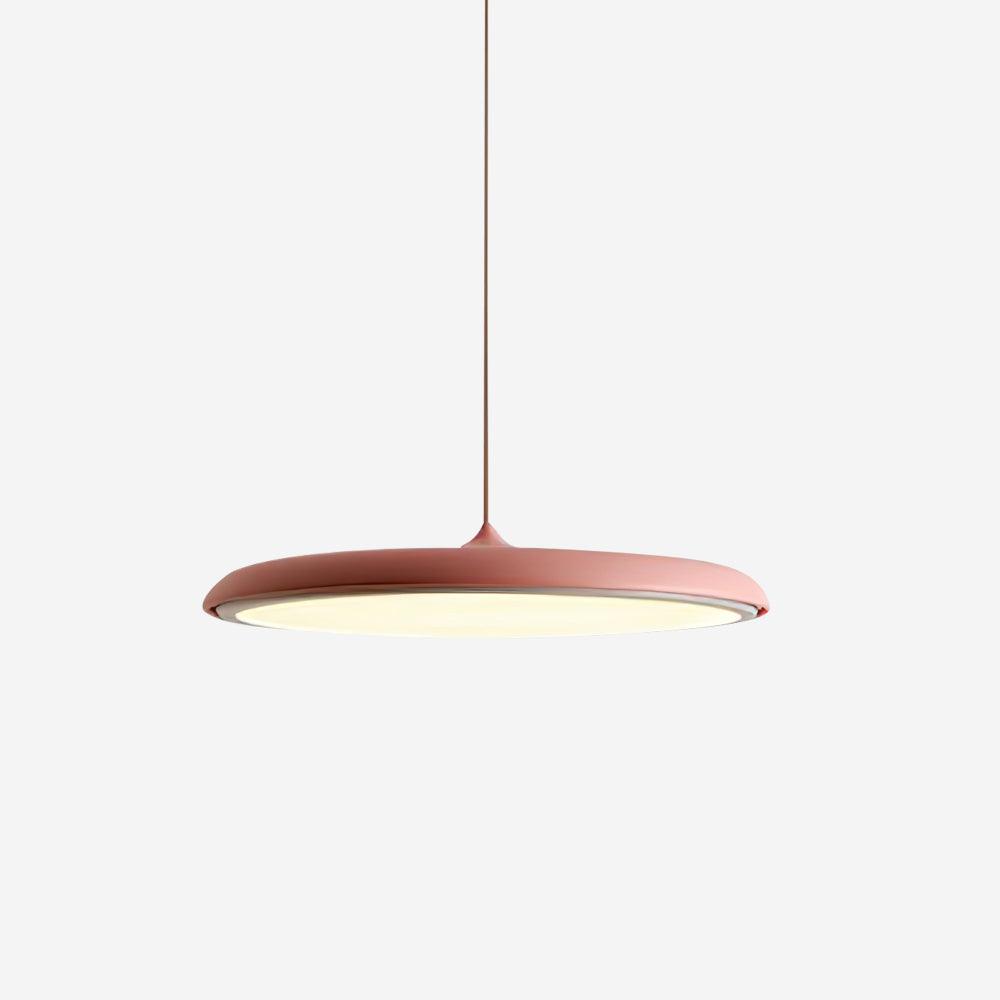 Modern minimalistisk LED-pendellampa i macaronfärger bild 1