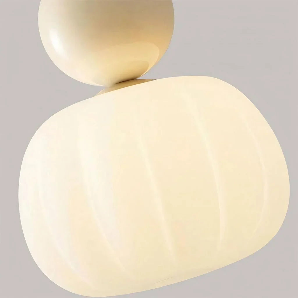 Modern skandinavisk kupol LED pendellampa bild 23