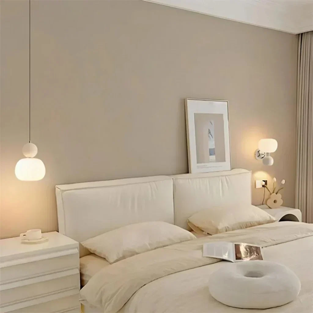 Modern skandinavisk kupol LED pendellampa bild 4