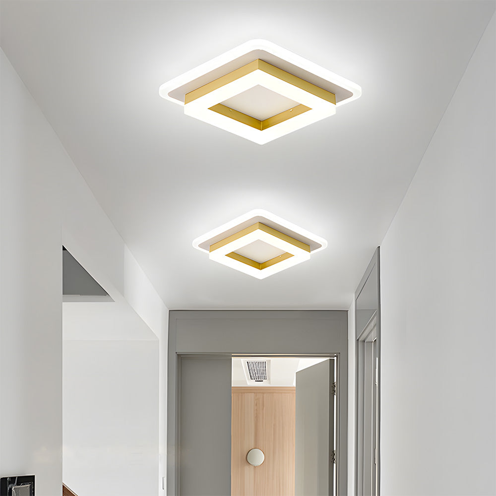 Modern fyrkantig LED taklampa bild 10