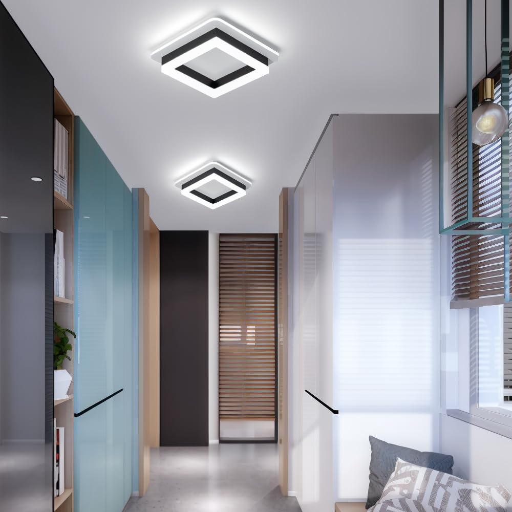 Modern fyrkantig LED taklampa bild 4