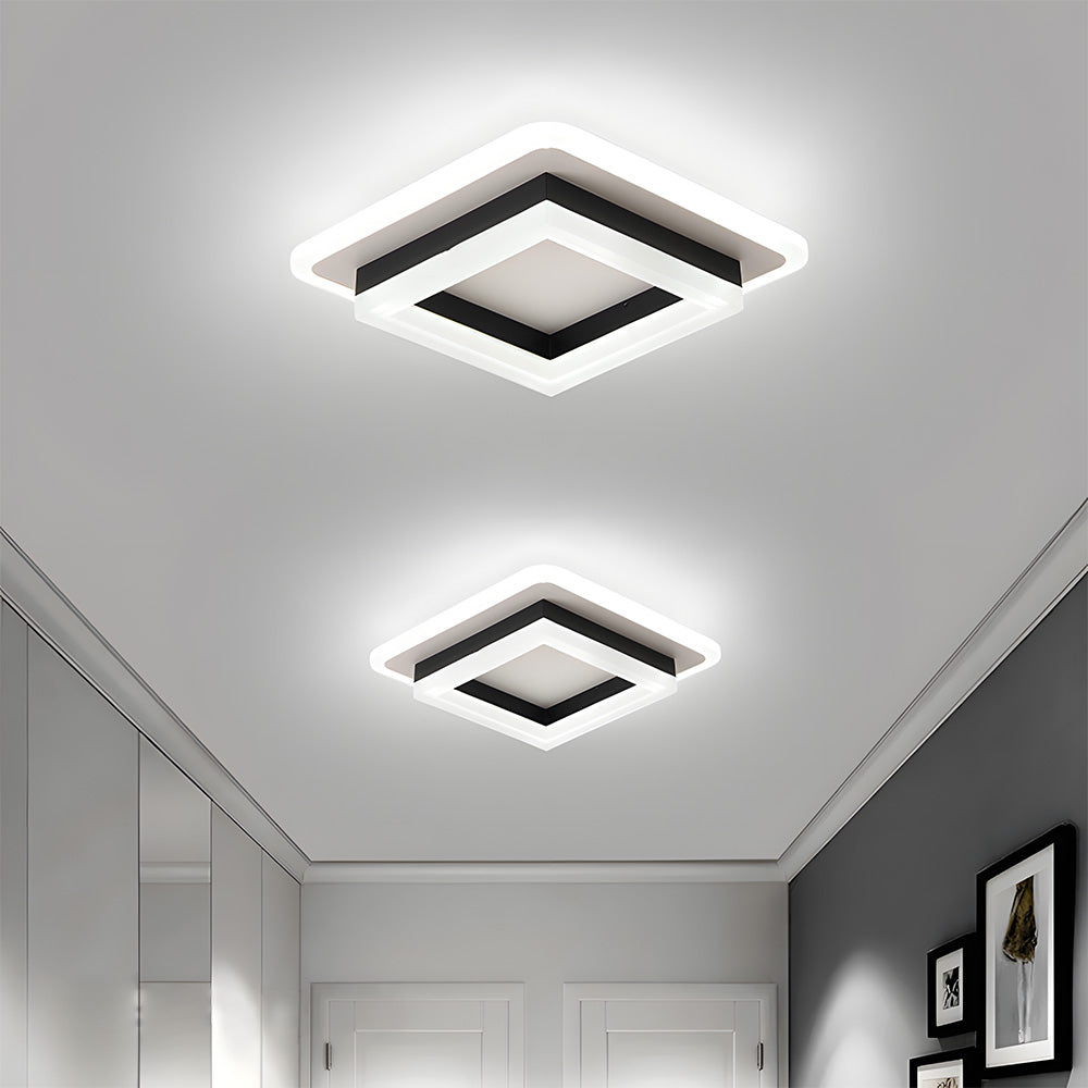 Modern fyrkantig LED taklampa bild 6