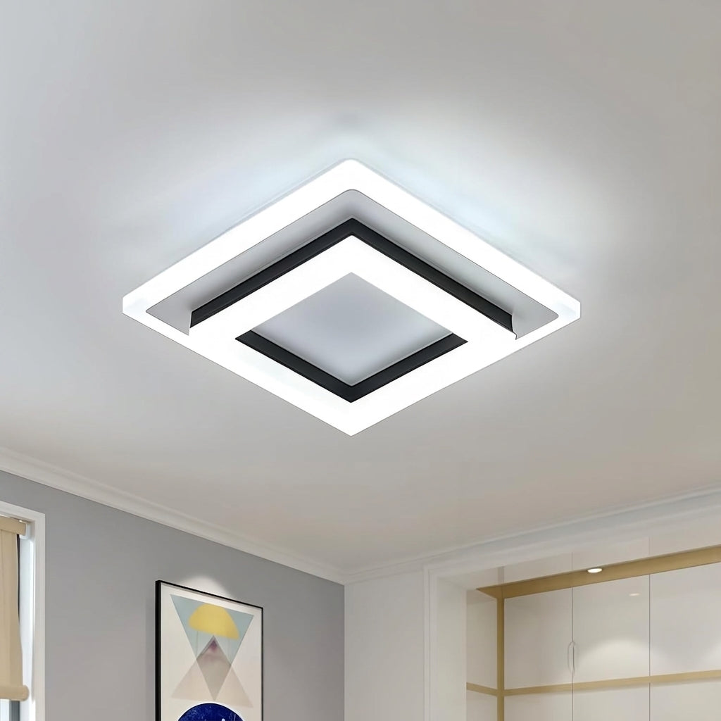 Modern fyrkantig LED taklampa bild 8