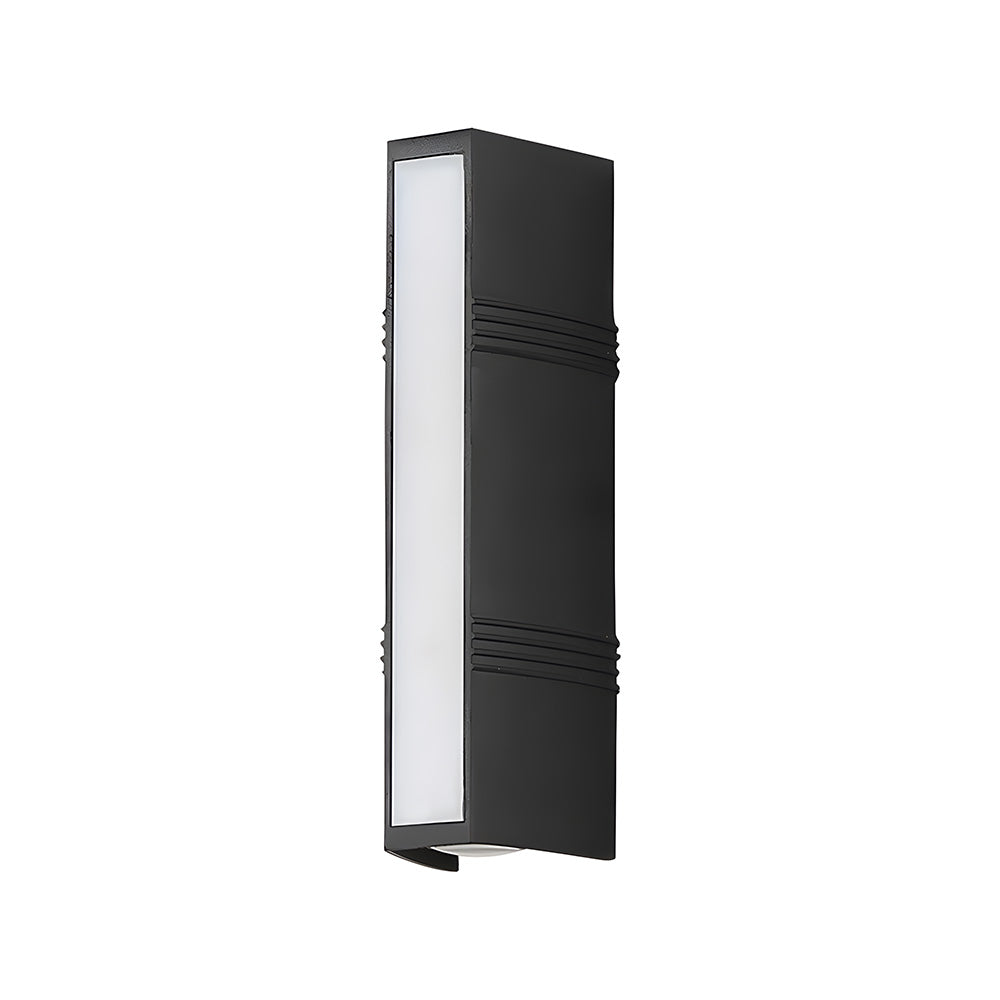 Minimalistisk LED-vävägglampa för utomhus med upp- och nedljus bild 18