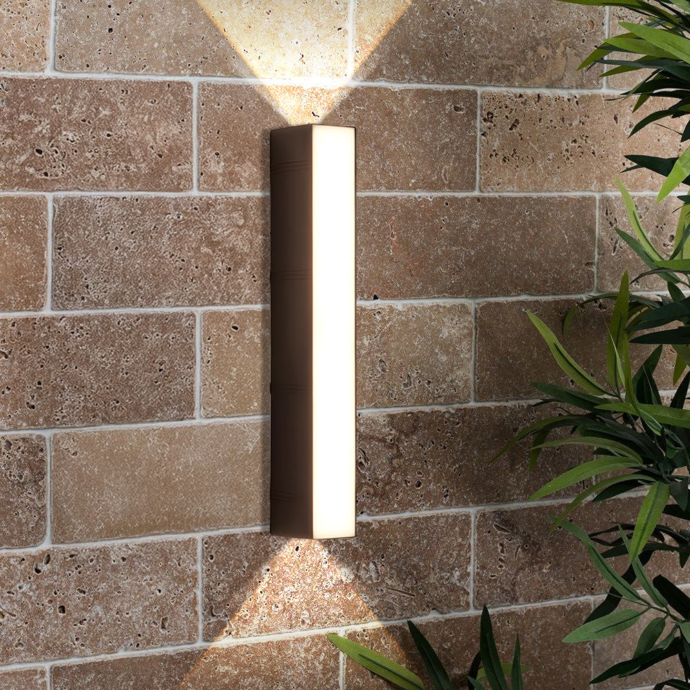 Minimalistisk LED-vävägglampa för utomhus med upp- och nedljus bild 2