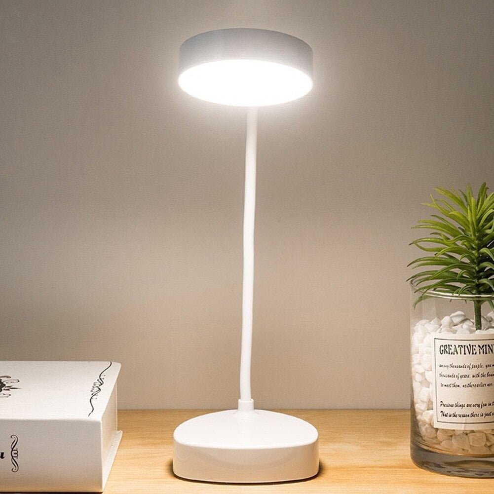 Minimalistisk portabel touch-Controlled skrivbordslampa med flexibel nacke bild 2