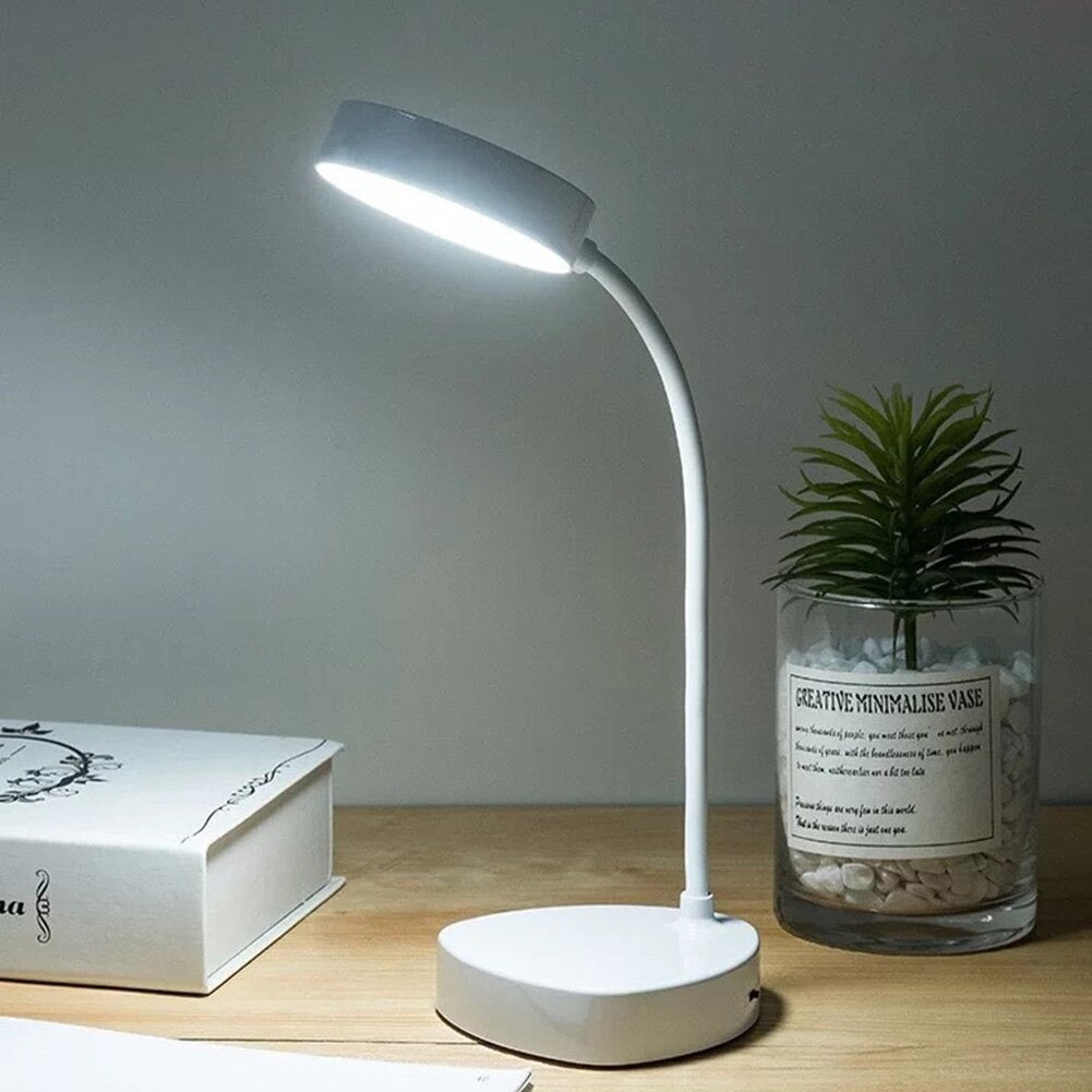 Minimalistisk portabel touch-Controlled skrivbordslampa med flexibel nacke bild 4