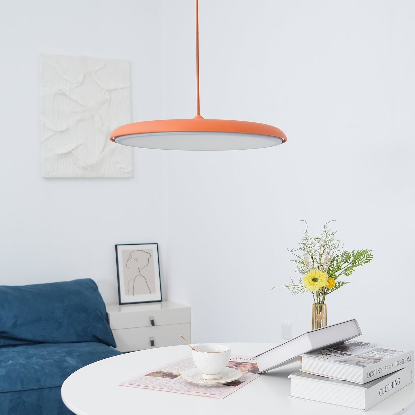 Marin transitionell stil justerbar pendellampa bild 11