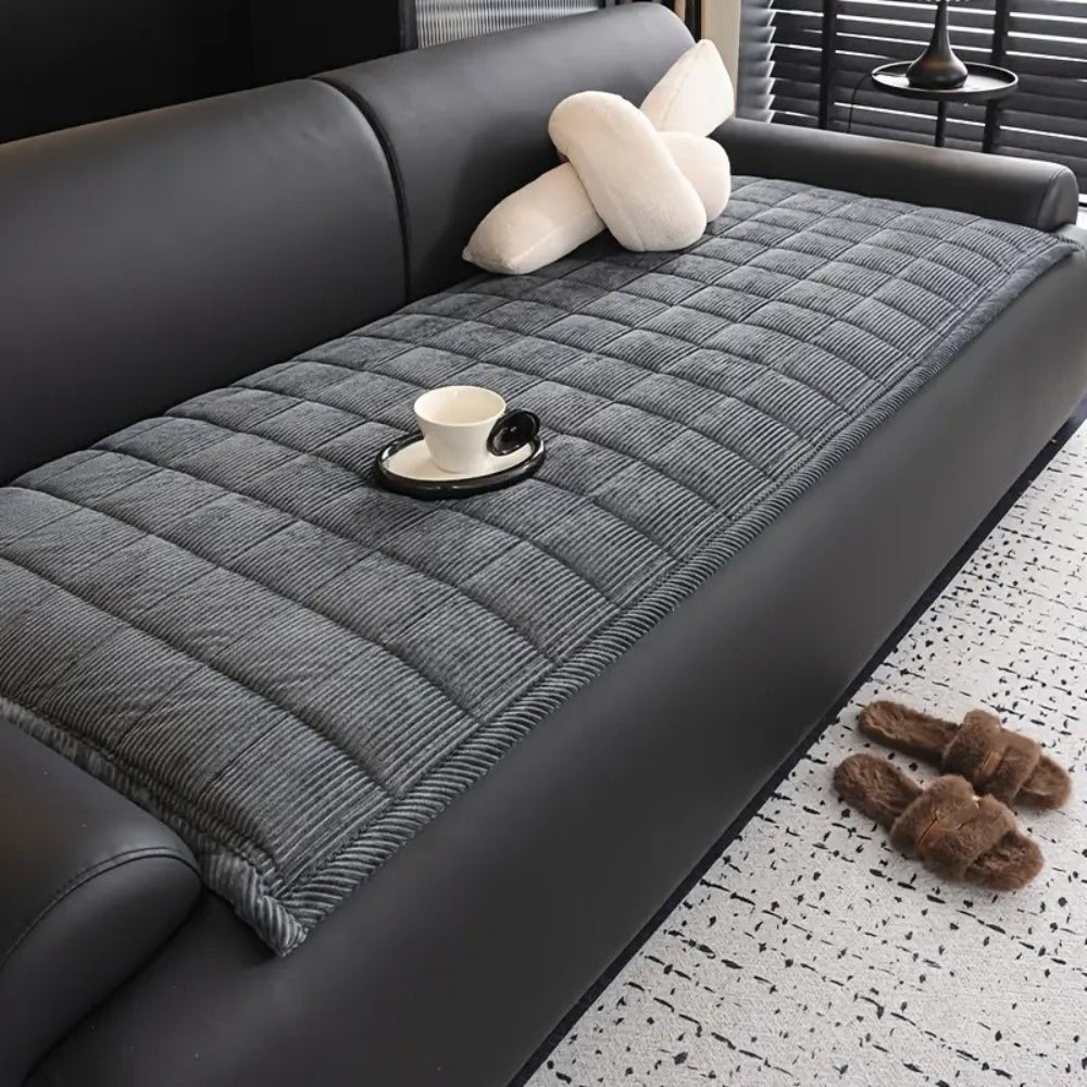 Modern quiltad sofföverdrag bild 2