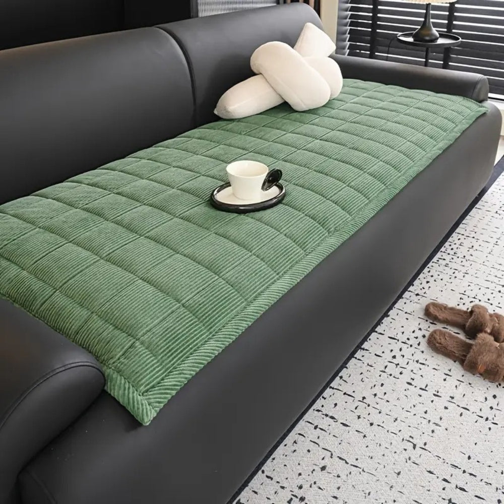 Modern quiltad sofföverdrag bild 3