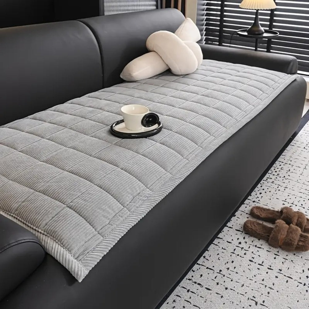 Modern quiltad sofföverdrag bild 4