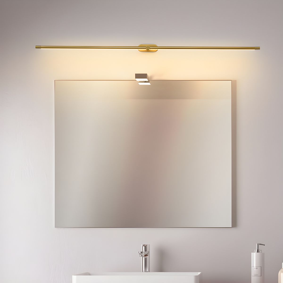 Minimalistisk linjär LED vävägglampa bild 5