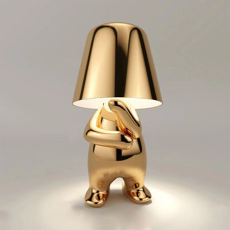 Modern uppladdningsbar LED bordslampa bild 3