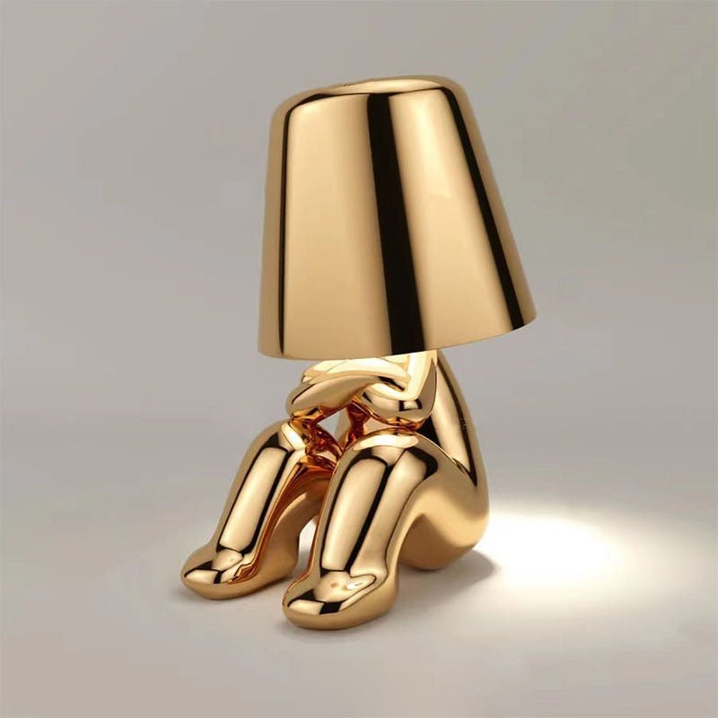 Modern uppladdningsbar LED bordslampa bild 5