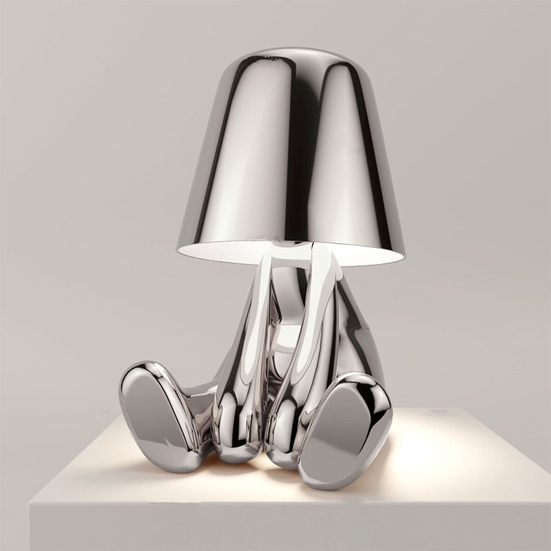 Modern uppladdningsbar LED bordslampa bild 6