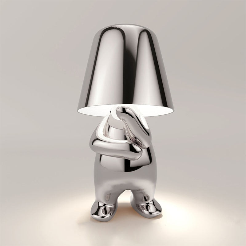 Modern uppladdningsbar LED bordslampa bild 8