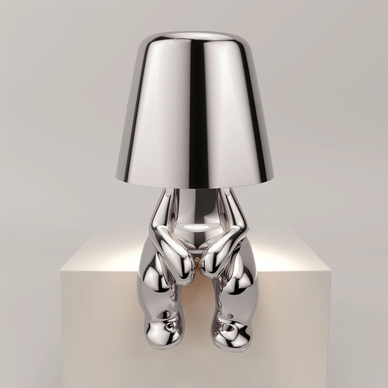 Modern uppladdningsbar LED bordslampa bild 9