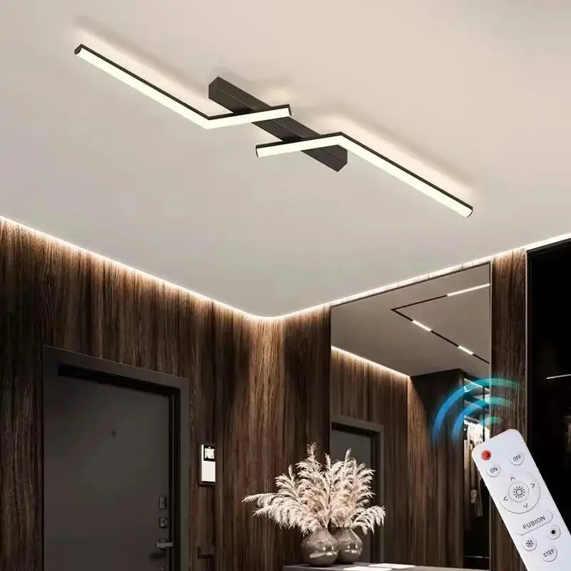 Modern slimmad LED-taklampa bild 1
