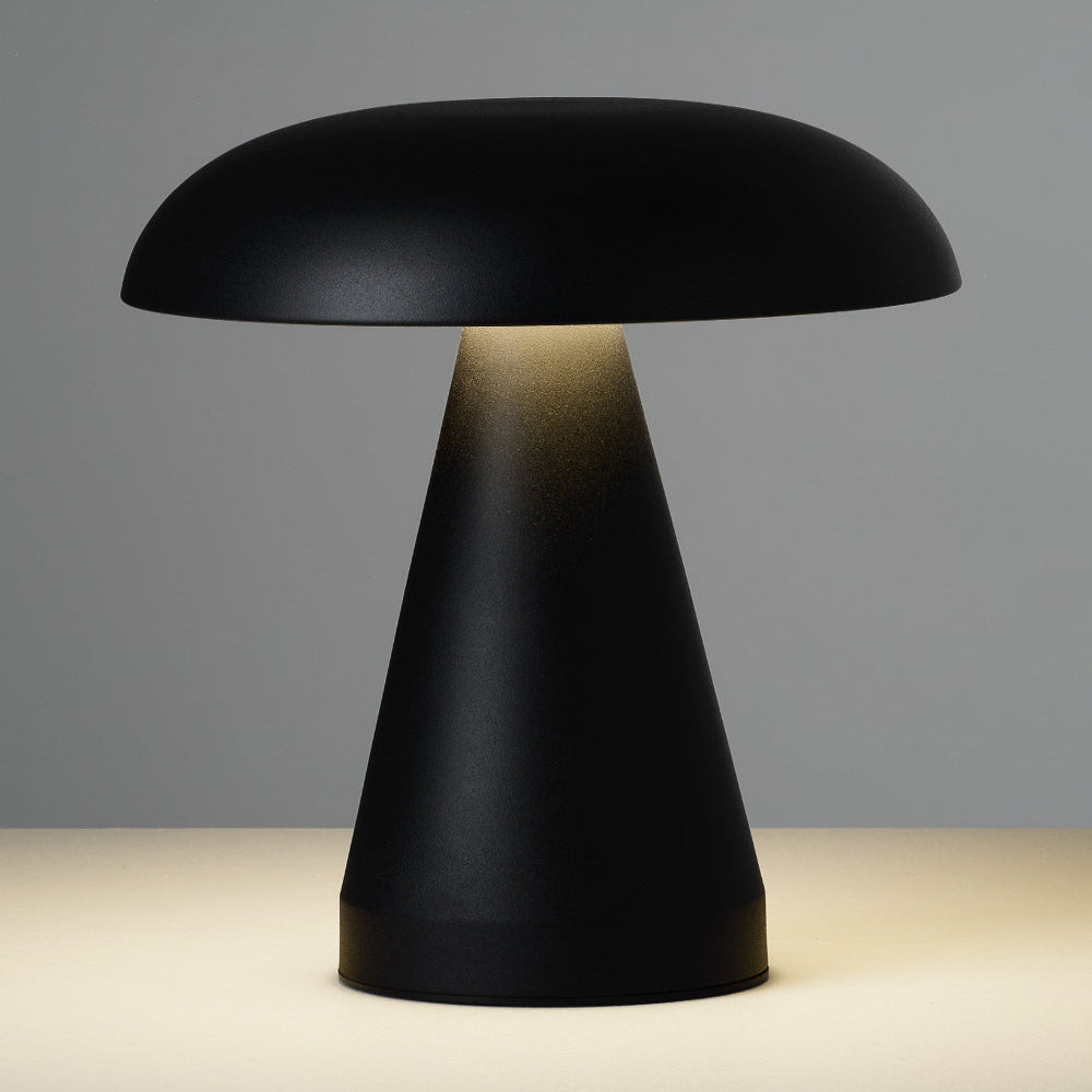 Transitionell modern sladdlös svampformad lampa bild 11