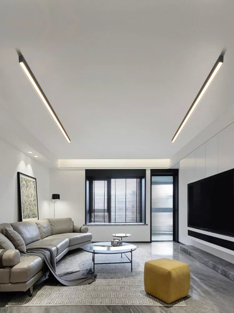 Minimalistisk modern linjär LED taklampa bild 2