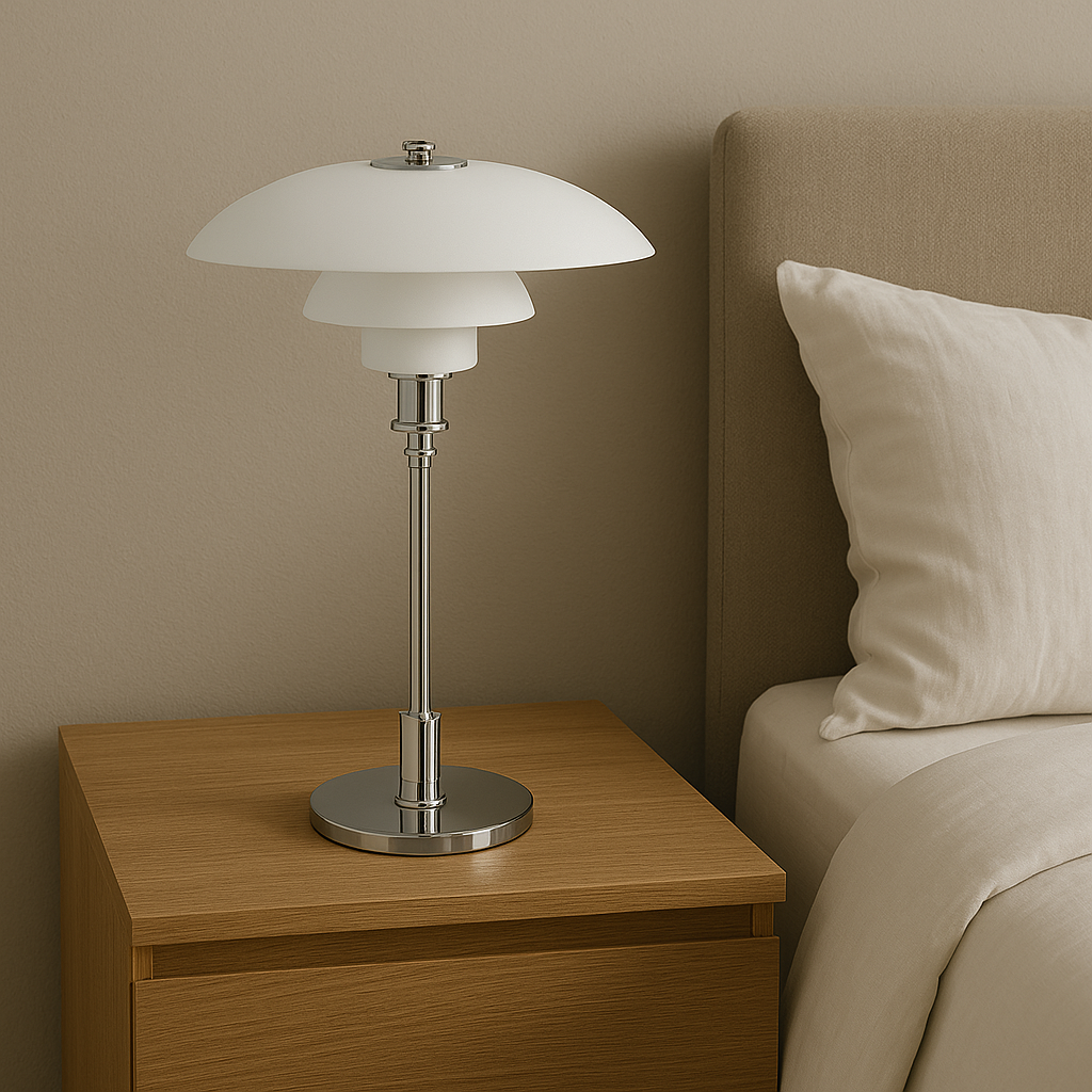 Minimalistisk skandinavisk LED bordslampa bild 16