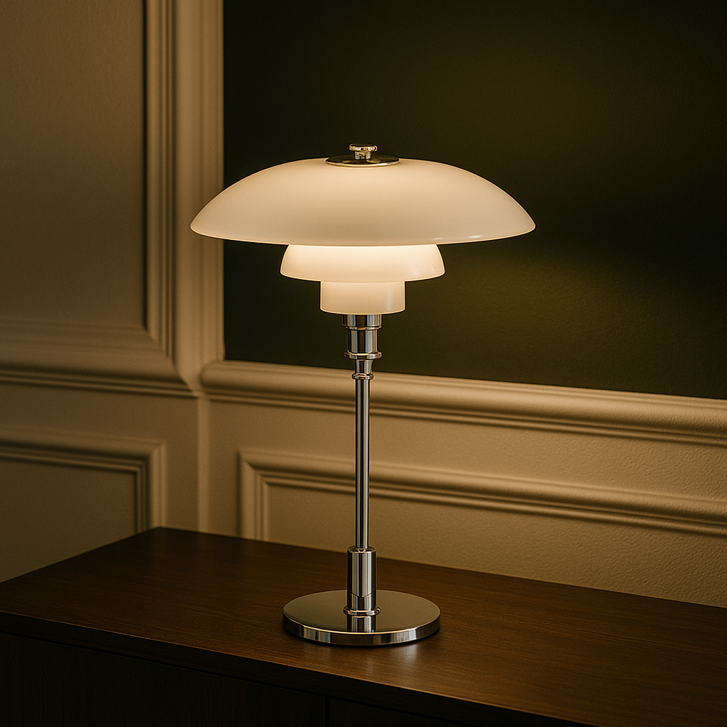 Minimalistisk skandinavisk LED bordslampa bild 2