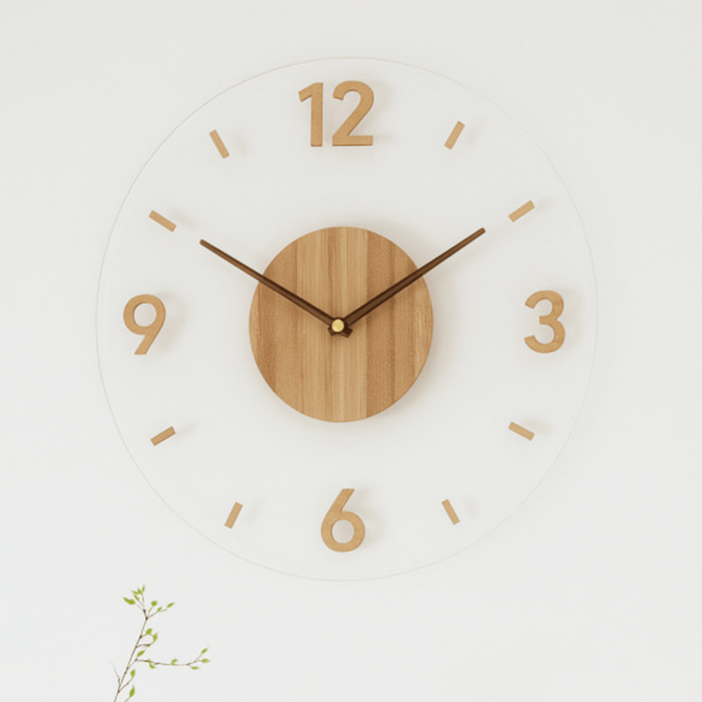 Minimalistisk nordisk Creative väggklocka bild 3