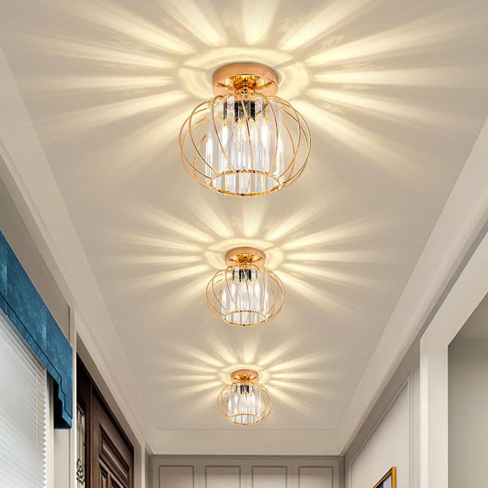 Modern Semi-plafondtaklampa för hall, sovrum, och kök bild 4