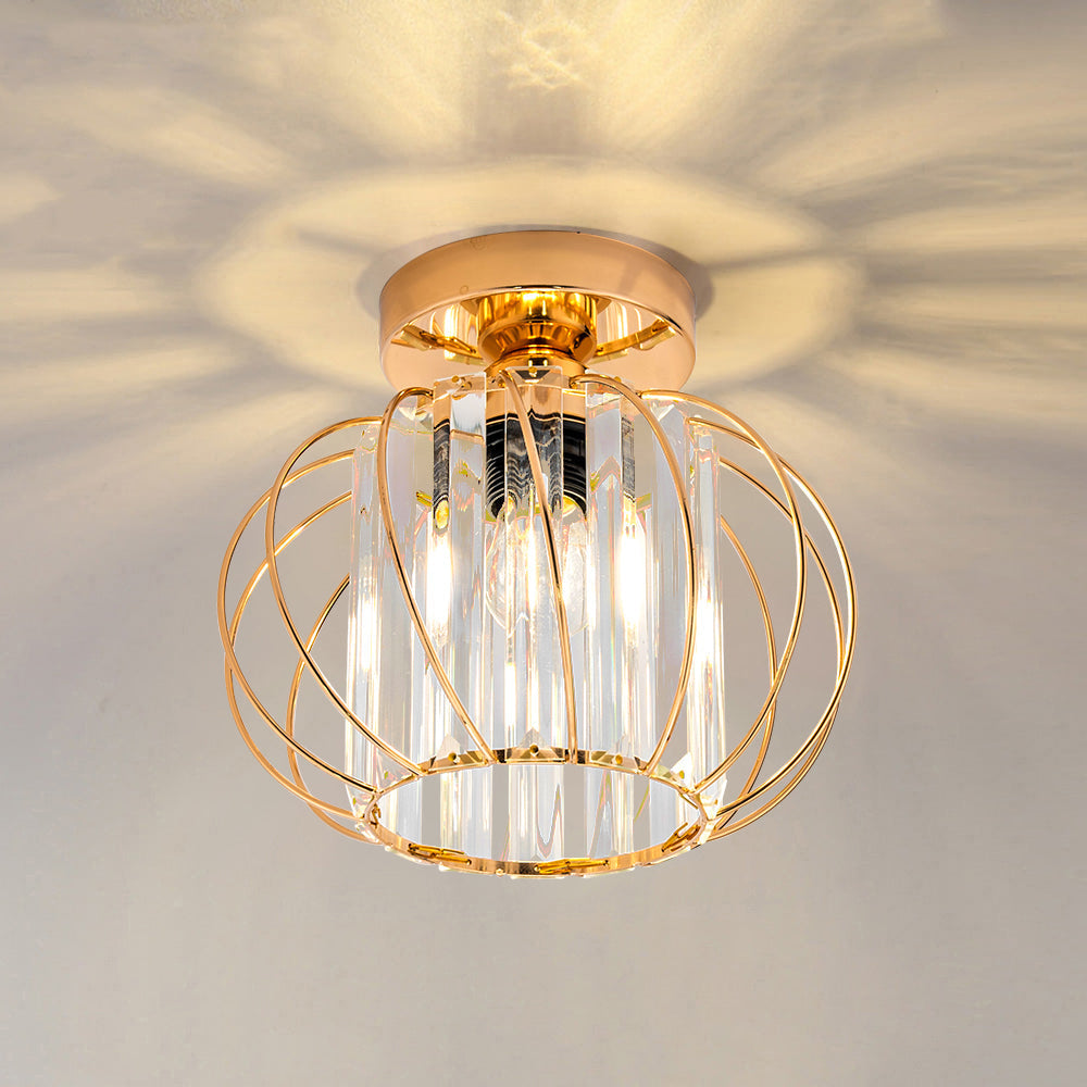 Modern Semi-plafondtaklampa för hall, sovrum, och kök bild 2