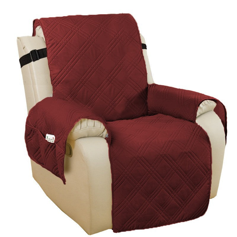 Non-slip recliner chair cover