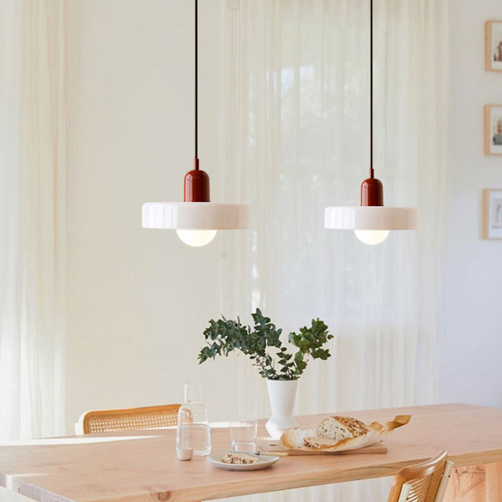 Marin transitionell stil tvåtonad pendellampa bild 35