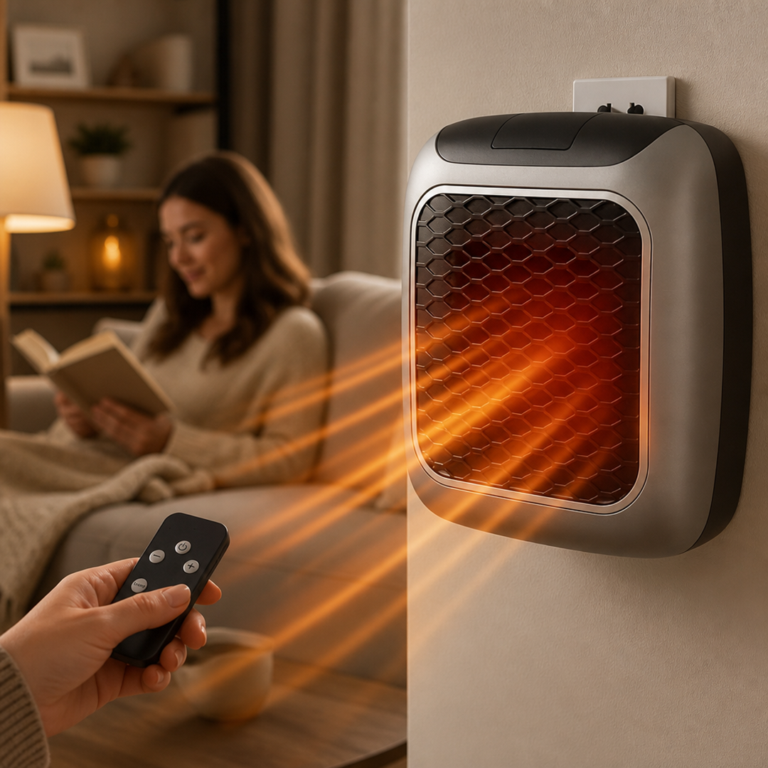 Portabel värmare – Plug-In Vägghängd Värmare