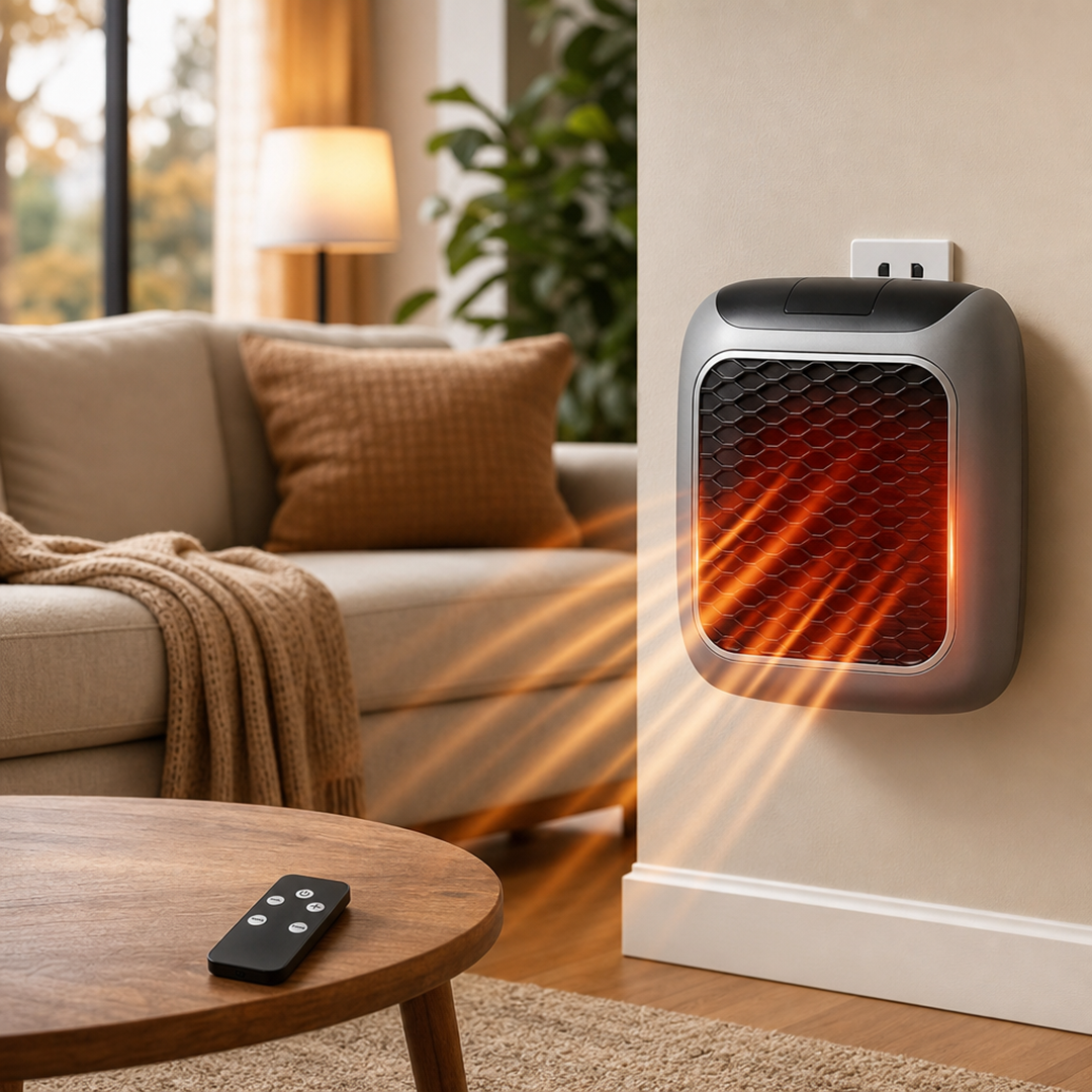 Portabel värmare – Plug-In Vägghängd Värmare