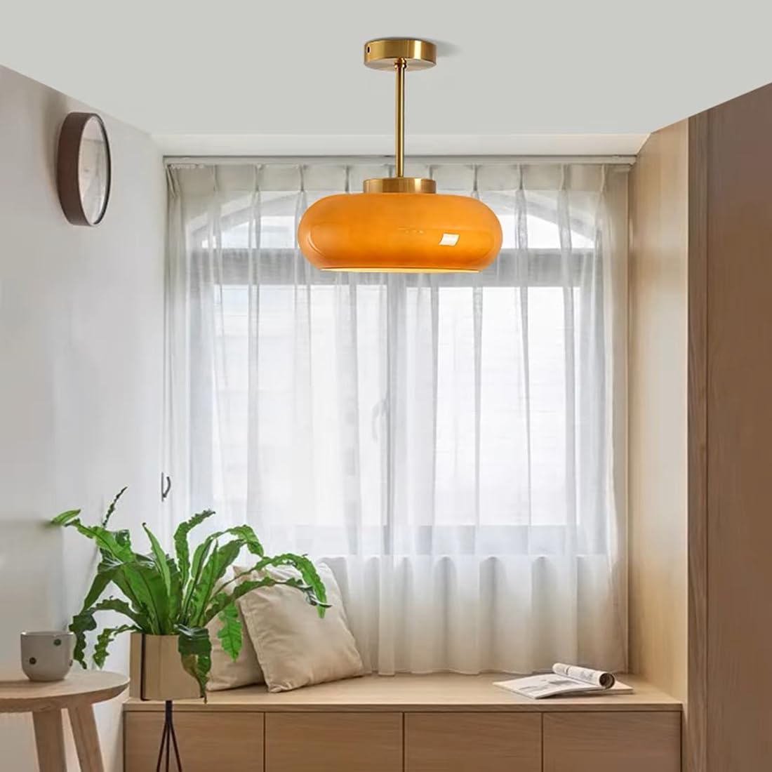 Mid-Century rund takarmatur bild 8
