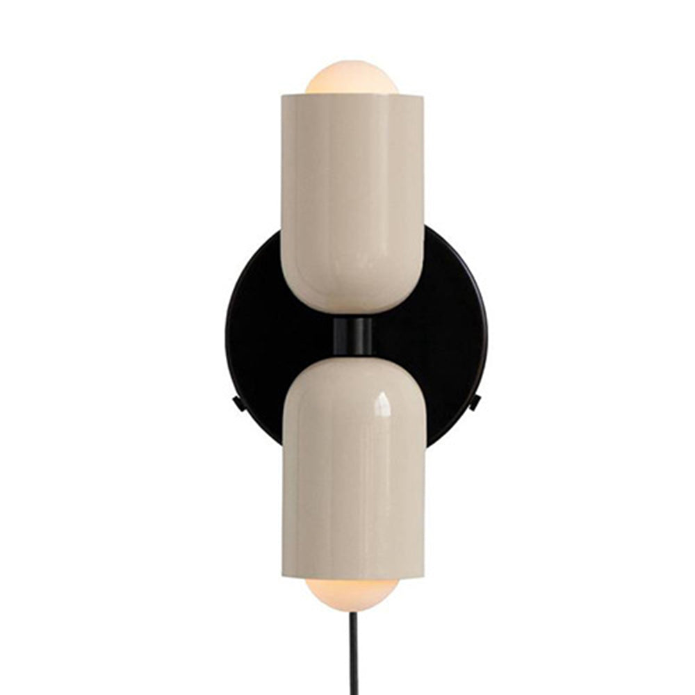 Skandinavisk stil dubbel vävägglampa bild 3