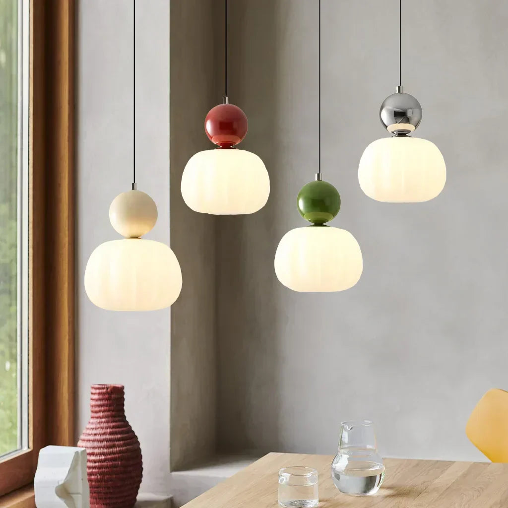 Art Deco stil LED justerbar pendellampa bild 1
