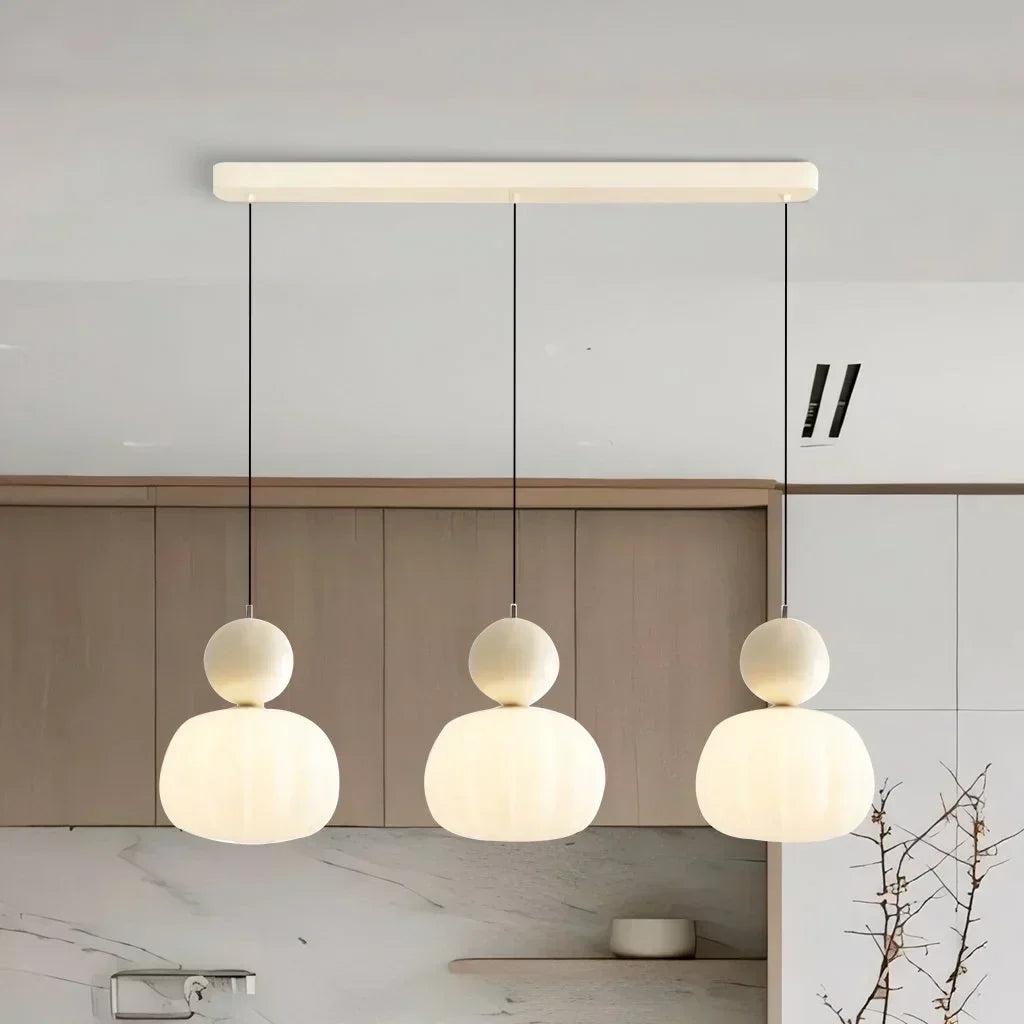 Art Deco stil LED justerbar pendellampa bild 14