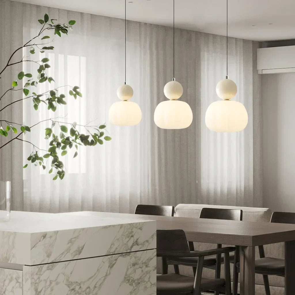 Art Deco stil LED justerbar pendellampa bild 15