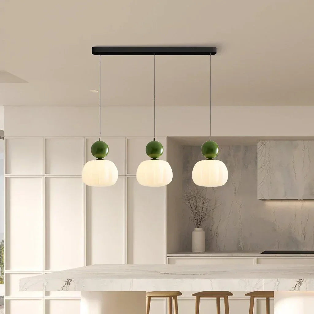 Art Deco stil LED justerbar pendellampa bild 16