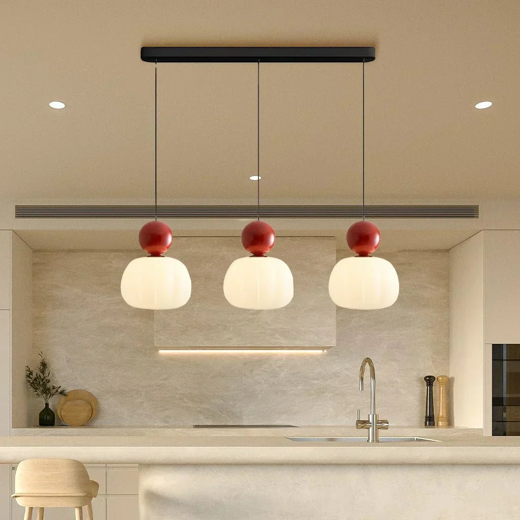 Art Deco stil LED justerbar pendellampa bild 19