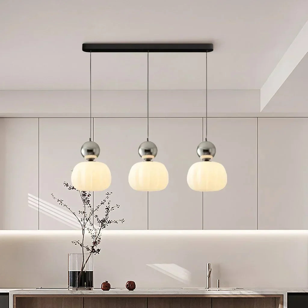 Art Deco stil LED justerbar pendellampa bild 21